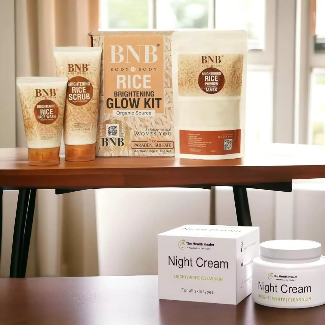 Ultimate 4 in 1 Skincare Bundle Night Cream Face Wash And More