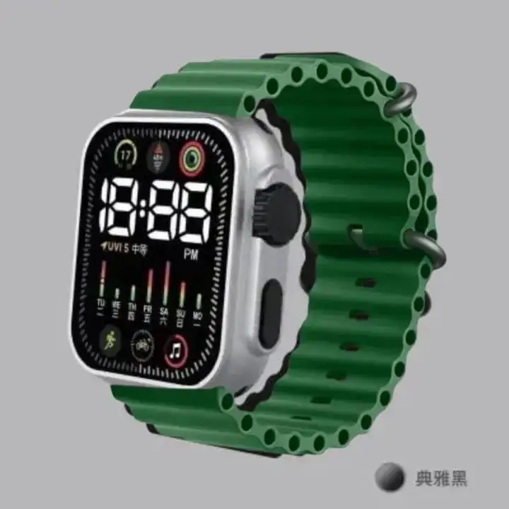 Unisex Waterproof Digital Display Watch 1 pc