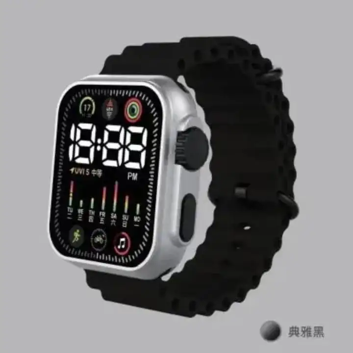 Unisex Waterproof Digital Display Watch 1 pc