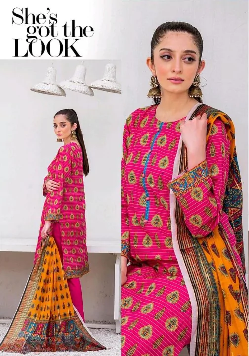Unstitched Lawn For Women