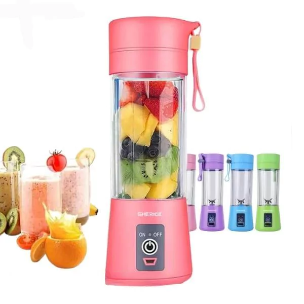 kitchen and appliances - USB Chargeable Juicer Blender 6 Blades 380 ML