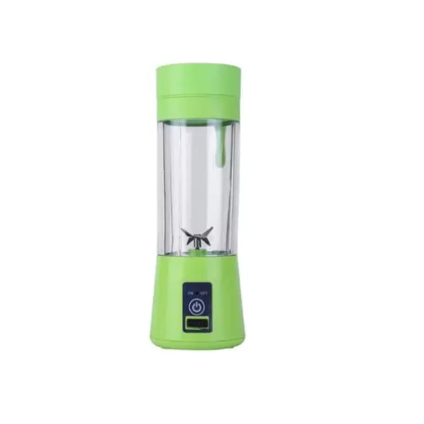 USB Chargeable Juicer Blender 6 Blades 380 ML Green