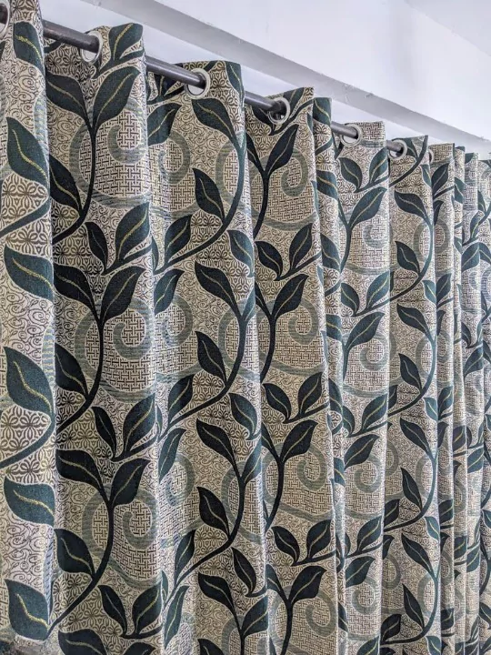 Velvet Jacquard Curtains