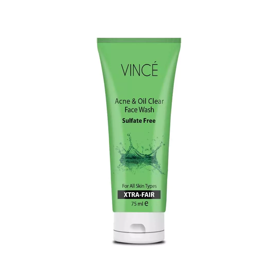 Vince Acne & Oil Clear Face Wash 75ml