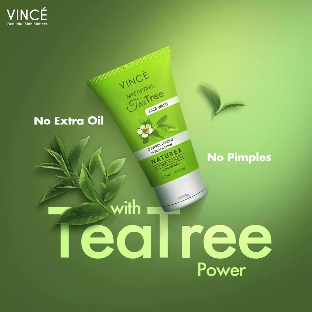 Vince Tea Tree Face Wash 120ml