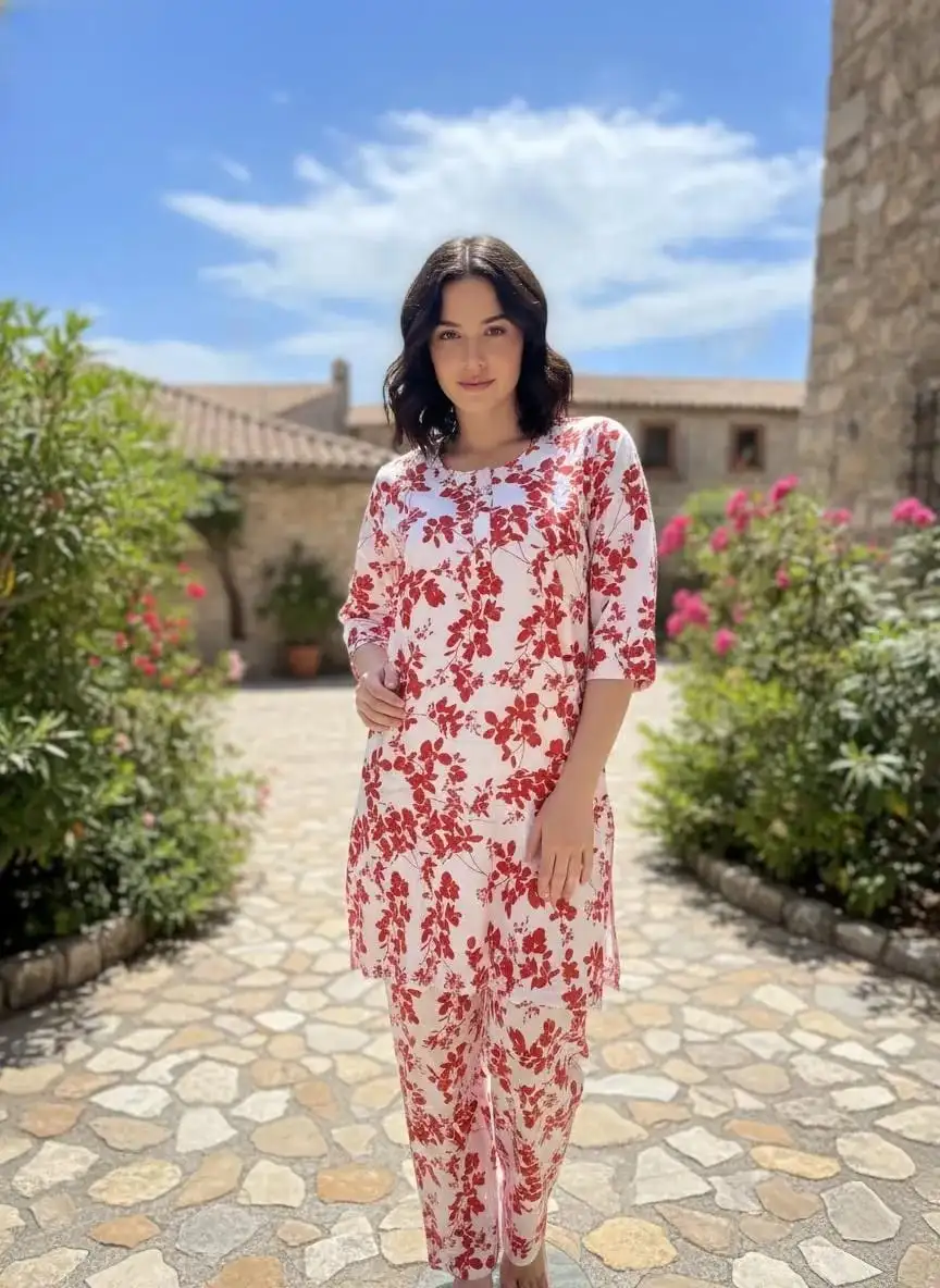 Winter Collection 2 Pcs Stitched Micro Polo Cotton Women Dress Marina Wool Specially VW24