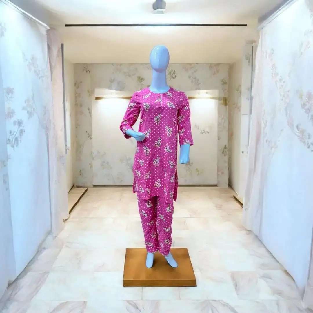 Winter Collection 2 Pcs Stitched Micro Polo Cotton Women Dress Marina Wool Specially VW28