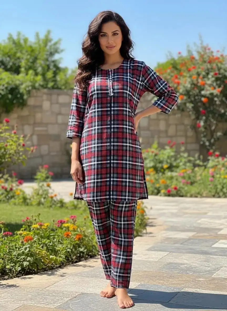 Winter Collection 2 Pcs Stitched Micro Polo Cotton Women Dress Marina Wool Specially VW32