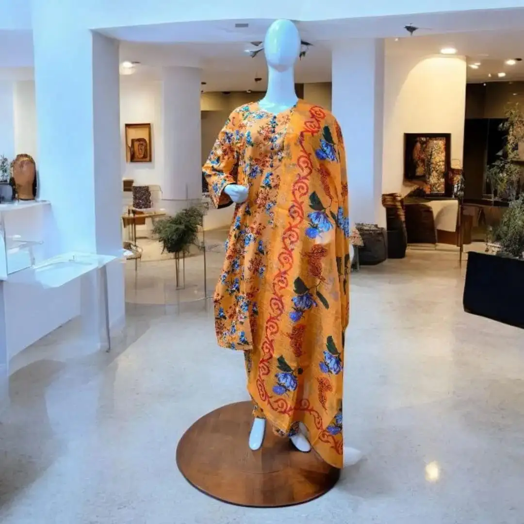 Winter Collection 3 Pcs Stitched Micro Polo Cotton Women Dress Marina Wool Specially VW173