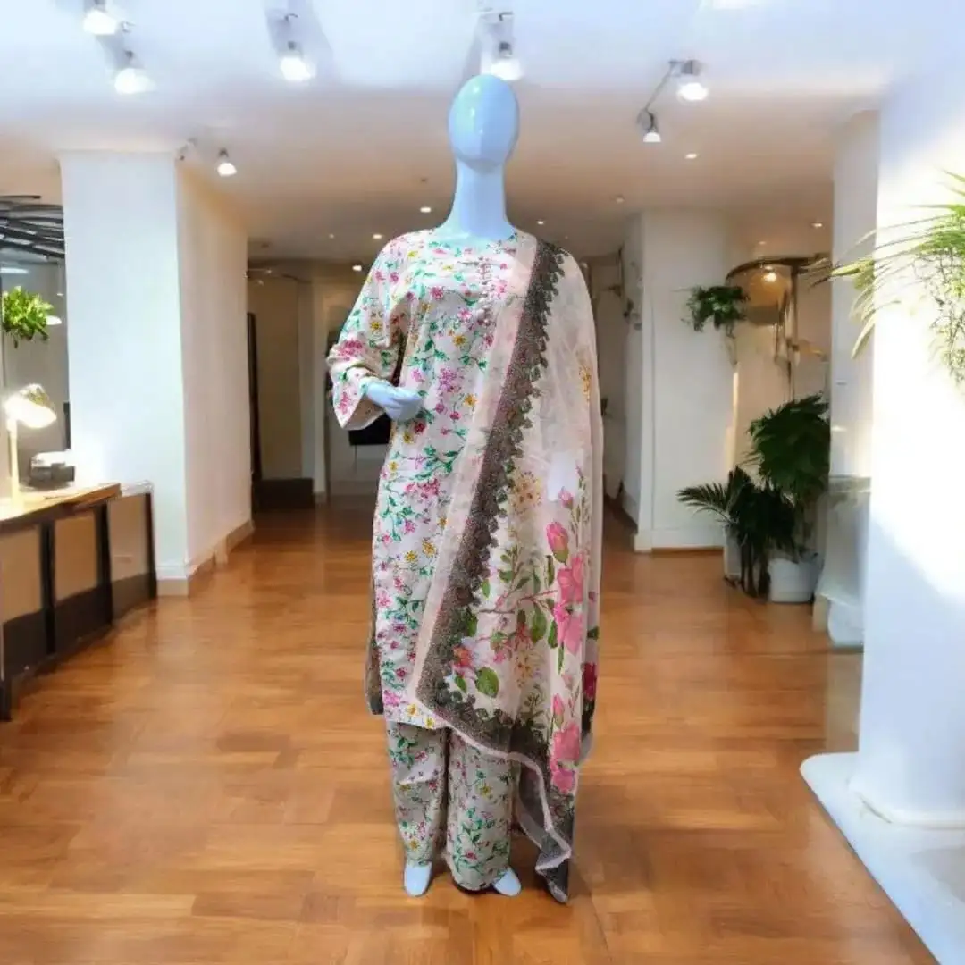 Winter Collection 3 Pcs Stitched Micro Polo Cotton Women Dress Marina Wool Specially VW176