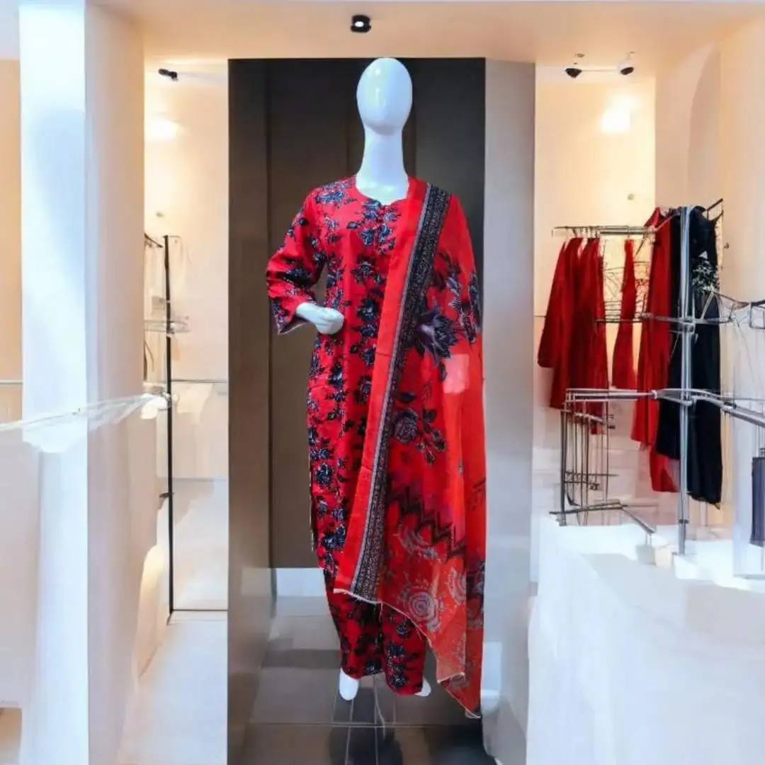 Winter Collection 3 Pcs Stitched Micro Polo Cotton Women Dress Marina Wool Specially VW177