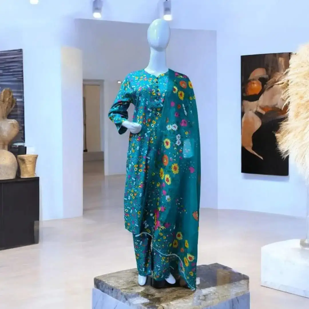 Winter Collection 3 Pcs Stitched Micro Polo Cotton Women Dress Marina Wool Specially VW181