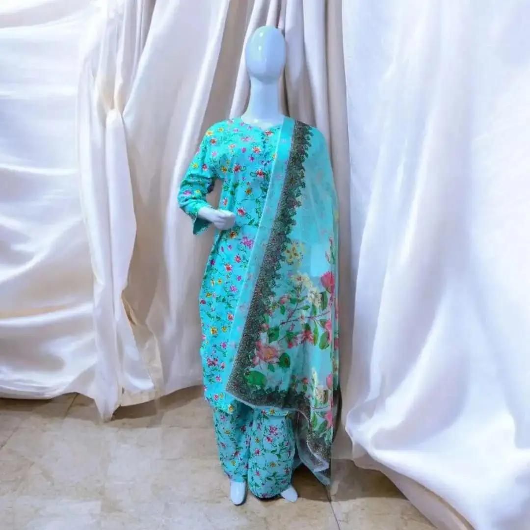 Winter Collection 3 Pcs Stitched Micro Polo Cotton Women Dress Marina Wool Specially VW182