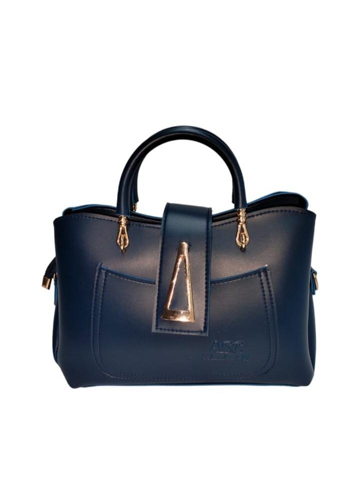 Women's Imported Leather Plain Handbag