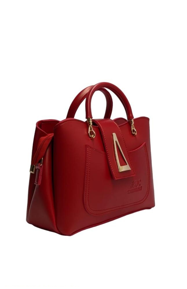 Women's Leather Plain Handbag