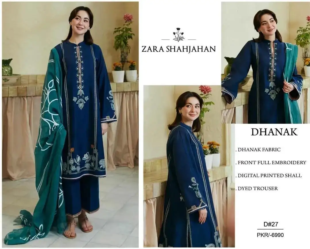 Zara Shahjahan 3 Pcs Women