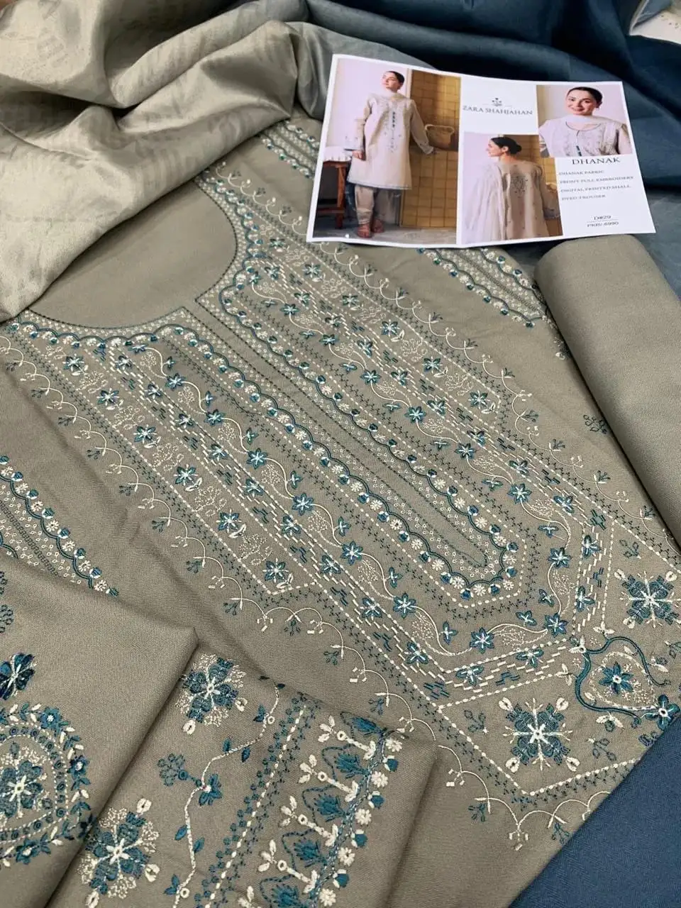 Zara Shahjahan 3 Pcs Women