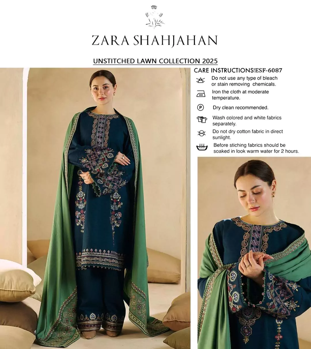 Zara Shahjahan 3 Pcs Women